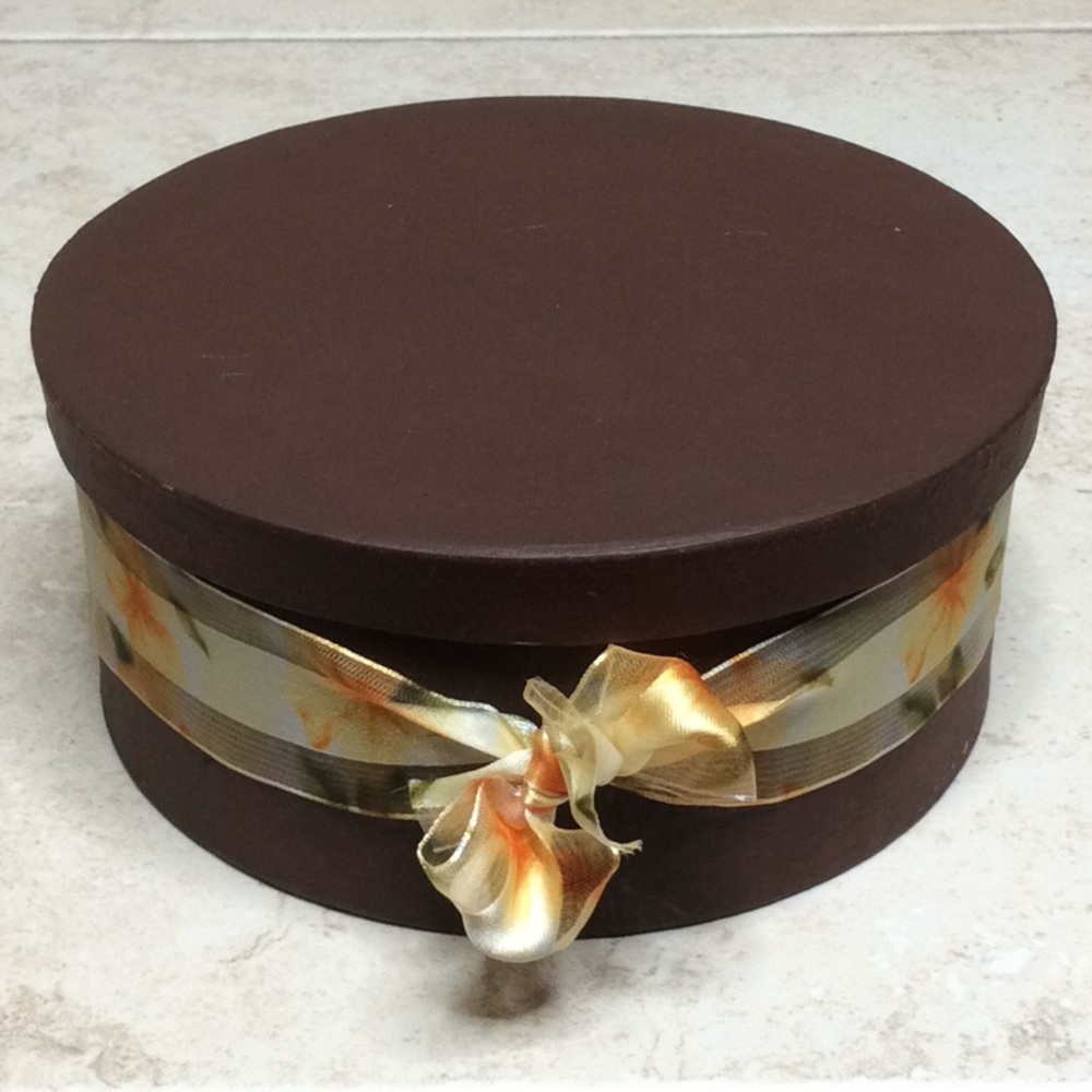 Decor Storage Container Hatbox New